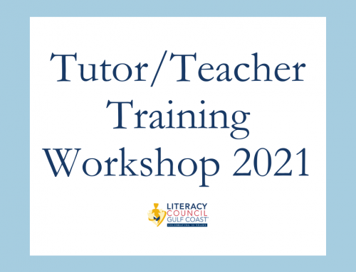 Tutor/Teacher Training Workshop 2021